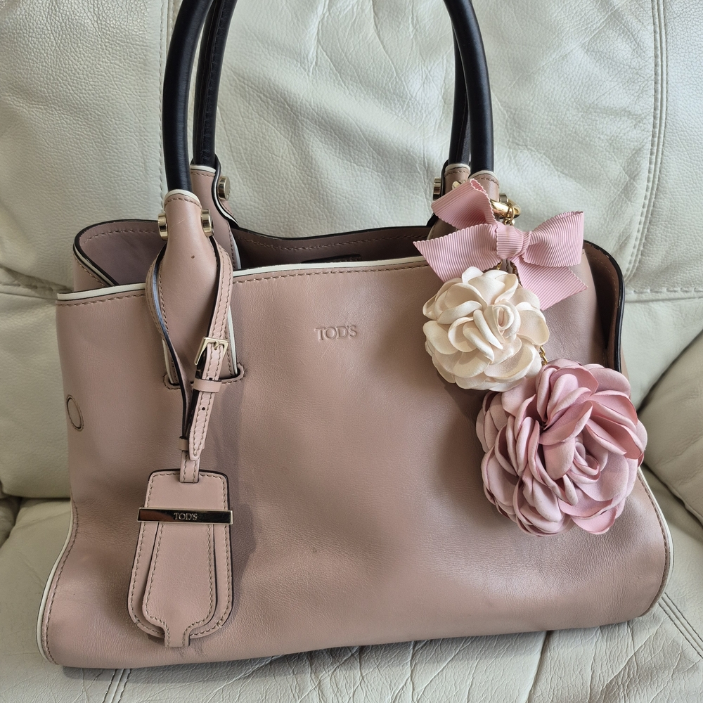 Authentic Tod's Pink Leather Women's Bag